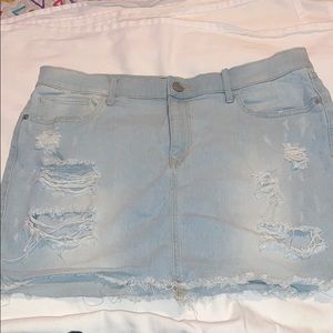 Express Denim Mini skirt